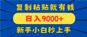 手机发评论就有收益，一单10元日入9000+，新手小白复制粘贴秒上手-泱泱学习社