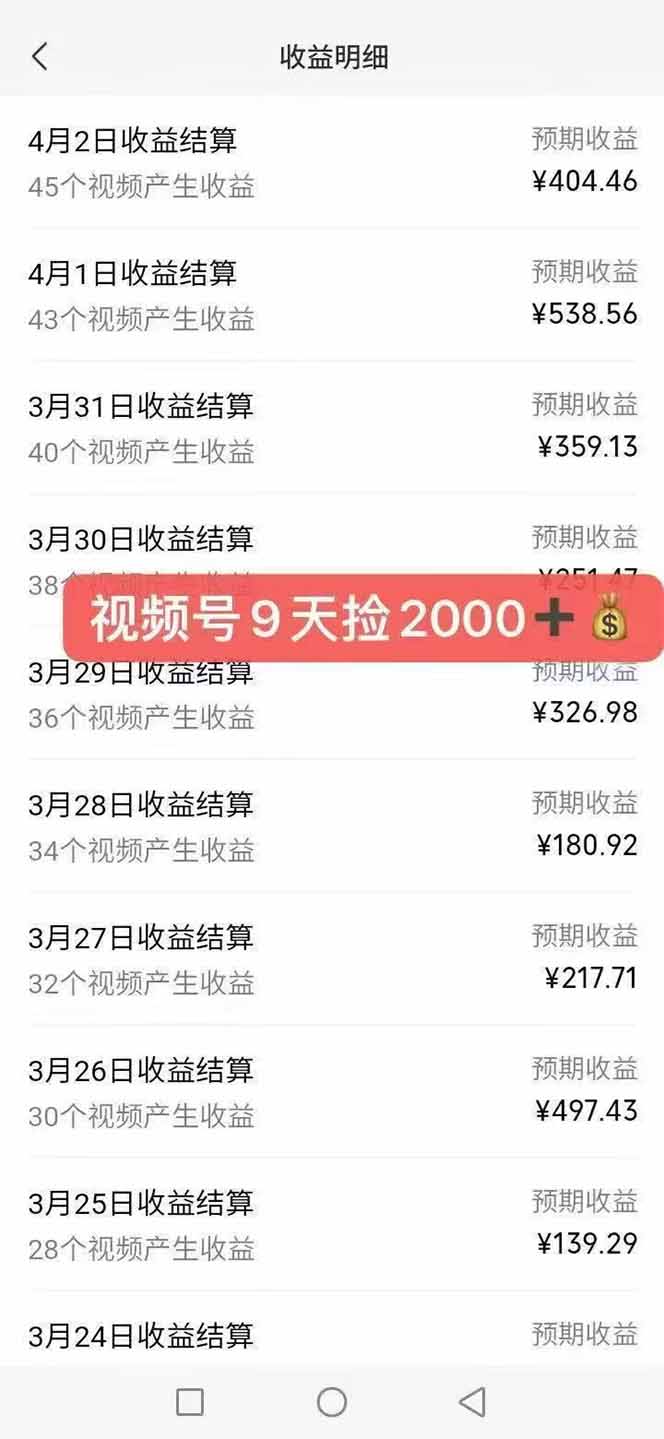 全新托管躺赚项目，微信视频号公众号托管代运营，每天五分钟，收益大几百-泱泱学习社