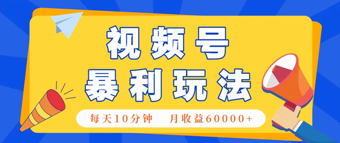 视频号AI赚钱法，每天只需10分钟，月入6万+！(超详细拆解)-泱泱学习社