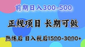 五一节高收益项目，前期做一天收益300-500左右，熟练后日入收益1.5k【揭秘】-泱泱学习社