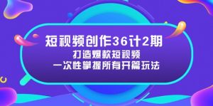 短视频创作36计2期：打造爆款短视频所需的各类开篇技巧，提升视频吸引力-泱泱学习社