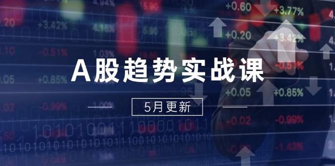 A股趋势实战课：主力动向+政策红利，2025全年策略5月更新-泱泱学习社