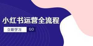 小红书运营全流程，爆款选题文案，视频制作技巧，进阶达人宝典-泱泱学习社