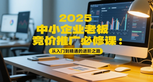 2025中小企业老板竞价推广必修课：从入门到精通的进阶之路-泱泱学习社