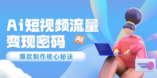Ai短视频流量密码，爆款制作核心秘诀，120万案例深度解析-泱泱学习社