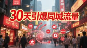 30天引爆同城流量:团购篇 认知篇 流量篇 来客篇 达人篇 老板人设IP篇 投流篇-泱泱学习社