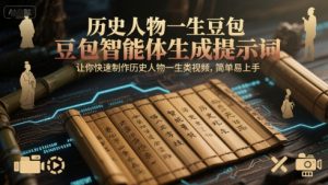 历史人物一生豆包智能体生成提示词，让你快速制作历史人物一生类视频，简单易上手-泱泱学习社