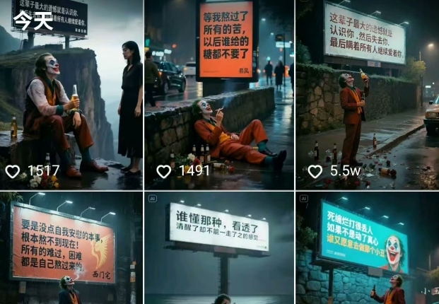 一条视频竟然15W赞！用AI制作小丑自嘲扎心文案视频，当下非常火爆的短视频流量神器-泱泱学习社