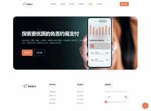 彩虹易支付新款首页模板源码-泱泱学习社