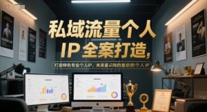 私域流量个人IP全案打造，打造特色专业个人IP，未来最值钱的是你的个人IP-泱泱学习社