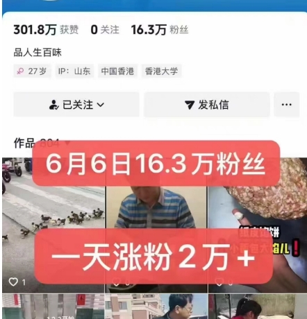 外面卖5000最新抖音搬运涨粉技术，新玩法，一分钟一条，一天涨粉2W，苹果安卓都可用-泱泱学习社