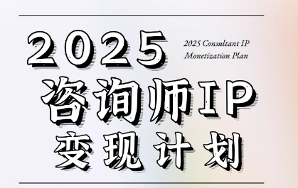 7天构建咨询师变现系统，2025咨询师IP变现计划训练营-泱泱学习社