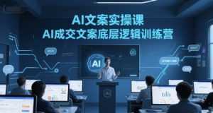 AI文案实操课，AI成交文案底层逻辑训练营-泱泱学习社