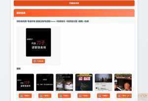聚合短视频解析去水印源码（有后台）自适应双端-泱泱学习社