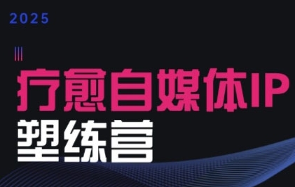 2025治愈自媒体IP训练营，专为疗愈领域从业者打造-泱泱学习社