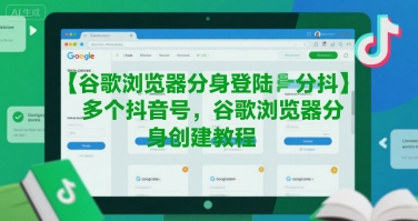 谷歌浏览器分身登陆多个抖音号，谷歌浏览器分身创建教程-泱泱学习社