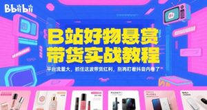 B站好物悬赏带货实战教程，平台流量大，抓住这波带货红利，别再盯着抖音内卷了-泱泱学习社