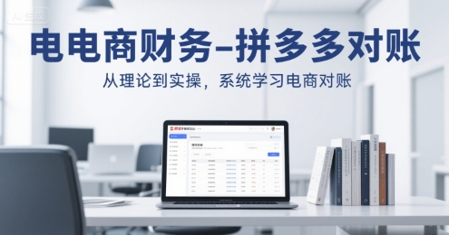 电商财务-拼多多对账，从理论到实操，系统学习电商对账-泱泱学习社