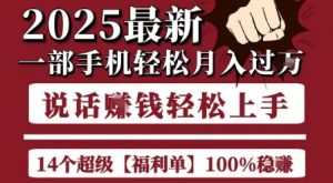 起航哥10个项目8个100%挣钱项目，2025最新一部手机轻松月入过W，简单轻松，无脑操作-泱泱学习社