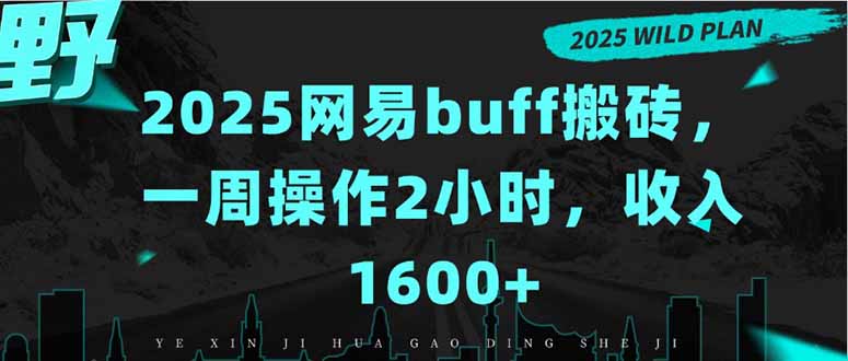 2025网易buff搬砖，一周操作2小时，收入1600+-泱泱学习社