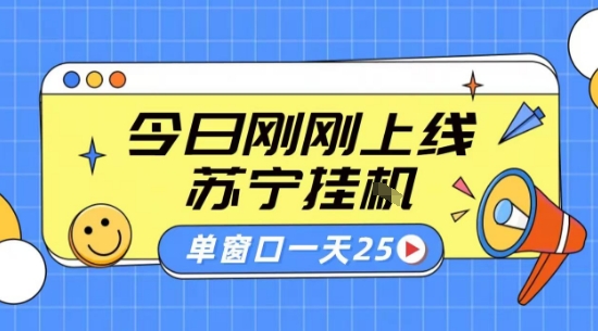 苏宁全自动采集挂G项目 稳定可批量 单窗口收益30+ 附教程【揭秘】-泱泱学习社