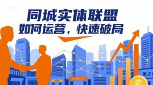 同城实体联盟如何运营，快速破局-泱泱学习社