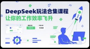 DeepSeek玩法合集课程，让你的工作效率飞升-泱泱学习社