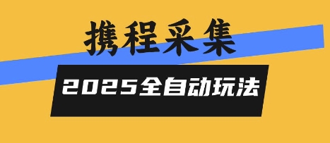 2025携程信息采集全自动玩法，高单价，零人工，全天开干【揭秘】-泱泱学习社