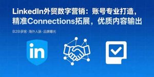 LinkedIn外贸数字营销:账号专业打造,精准Connections拓展,优质内容输出-泱泱学习社