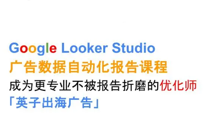 英子出海广告·Google Looker Studio从新手到高手-泱泱学习社