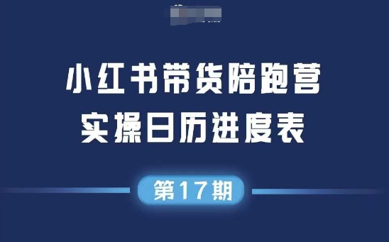 小红书第17期带货陪跑营，不囤货，无不直播，无不投流，通过选品+笔记内容+测品+笔记铺量+矩阵运营打爆款(更新)-泱泱学习社