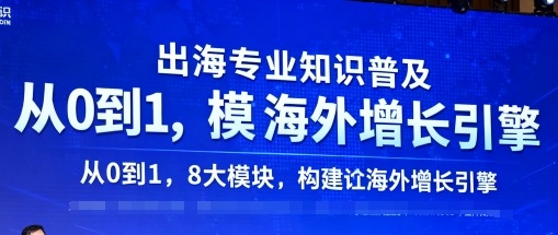 出海专业知识普及，从0到1，8大模块构建你的海外增长引擎-泱泱学习社