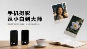 手机摄影从小白到大师，零基础带你学习手机摄影，拍出朋友圈点赞大片-泱泱学习社