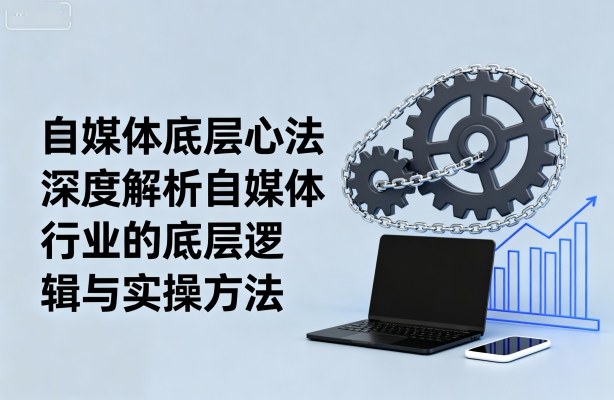 自媒体底层心法，深度解析自媒体行业的底层逻辑与实操方法-泱泱学习社