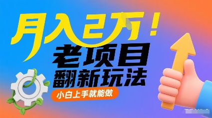月入2W！老项目翻新玩法，小白上手就能做，非常容易上手-泱泱学习社