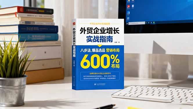 外贸企业增长实战指南,八步法、爆品选品、营销布局,业绩增长300%-泱泱学习社