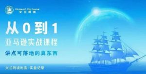 从0-1亚马逊实战课程,亚马逊从0-1,从1-10实操变现-泱泱学习社