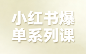 尼采老师·小红书爆单系列课-泱泱学习社