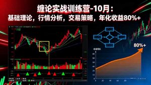 缠论实战训练营-10月：基础理论，行情分析，交易策略，年化收益80%+-泱泱学习社