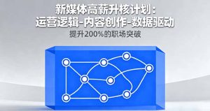 新媒体高薪升核计划:运营逻辑-内容创作-数据驱动,提升200%的职场突破-泱泱学习社