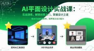 AI平面设计实战课，实战演练，解锁创意之门，掌握设计之道-泱泱学习社
