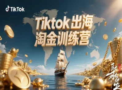 Tiktok出海淘金训练营,跨境电商TK实战变现-泱泱学习社
