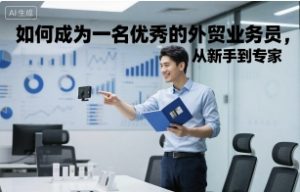 如何成为一名优秀的外贸业务员，从新手到专家-泱泱学习社