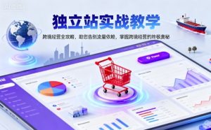 独立站实战教学，跨境经营全攻略，助您告别流量依赖，掌握跨境经营的终极奥-泱泱学习社