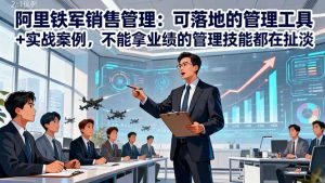 阿里铁军销售管理:可落地的管理工具+实战案例,不能拿业绩的管理都在扯淡-泱泱学习社
