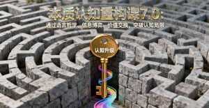 本质认知重构课7.0：通过语言哲学、信息博弈、价值交换，突破认知局限-泱泱学习社