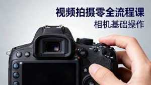 视频拍摄零全流程课：从相机基础操作到电影构图、光影布光、分镜头设计等-泱泱学习社