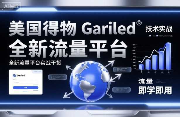 美国得物Gariled技术实战，全新流量平台​实战干货，即学即用-泱泱学习社