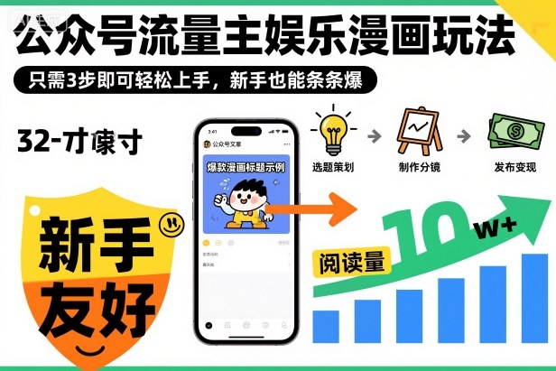 ‍‬⁢‍⁡‍‍⁡​⁣⁤‍‬⁡⁣⁢​⁣‍⁣‌‌⁢​⁡⁡‌​⁢⁣⁢​⁢‌​⁣‬​⁣‬‬⁣⁢​⁢⁣公众号流量主娱乐漫画玩法，只需3步即可轻松上手，新手也能条条爆-泱泱学习社