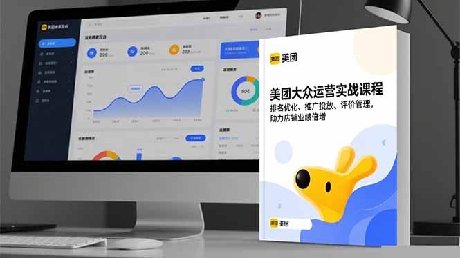 美团大众运营实战课程,排名优化、推广投放、评价管理,助力店铺业绩倍增-泱泱学习社